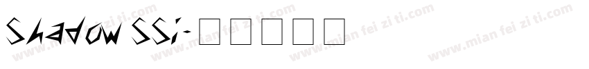 Shadow SSi字体转换